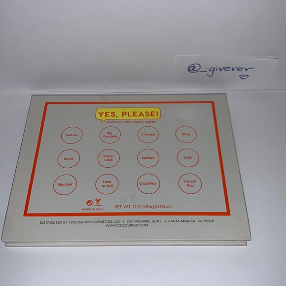 Yes, Please! 12 Pan Colourpop Eyeshadow Palette - Picture 11 of 16